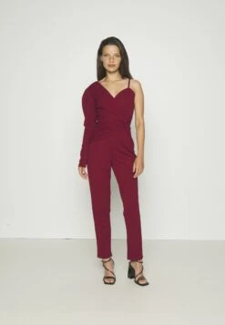 Ciaramin One SleeveTuta JumpsuitBerry Wine Donna Tute Jumpsuit WAD21T01J-I11