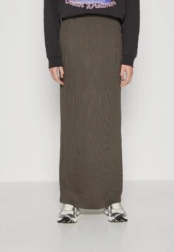 WEEKDAY Task Skirt - Gonna Lunga - Greenish Beige