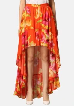 TWINSET Gonna A Pieghe - Arancione