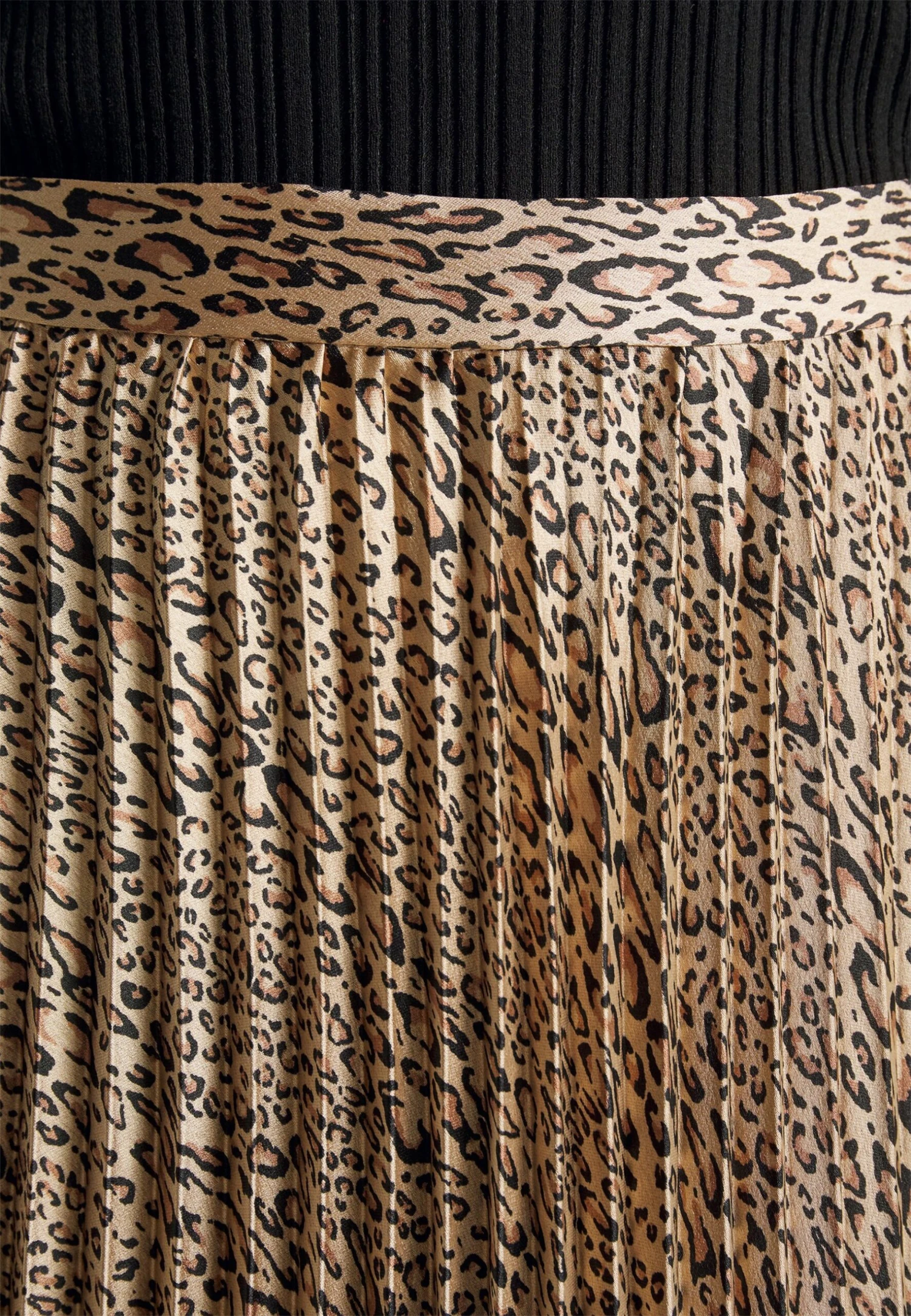 TWINSET Woven SkirtGonna A PiegheAnimalier Nero/Ice Coffee Donna Gonne TW321B01Q-B11 8 TWINSET Woven SkirtGonna A PiegheAnimalier Nero/Ice Coffee Donna Gonne TW321B01Q-B11 - immagine 6