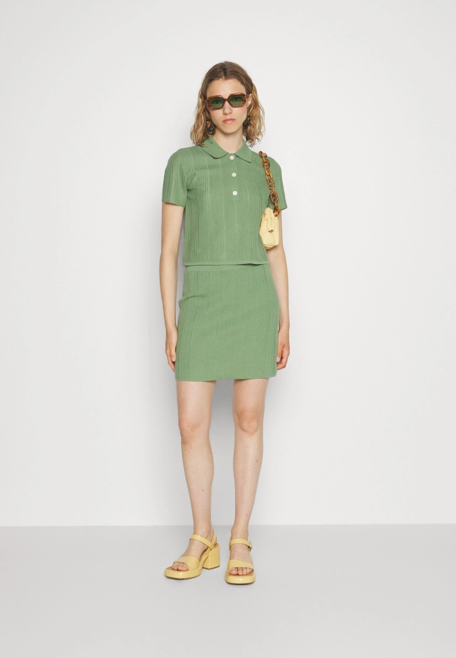 THEORY Short Skirt Matt - Minigonna - Leaf 7 THEORY Short Skirt Matt - Minigonna - Leaf - immagine 5