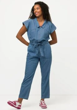Ulla Popken Tuta JumpsuitLight Blue Donna Tute Jumpsuit UP121T00R-K11