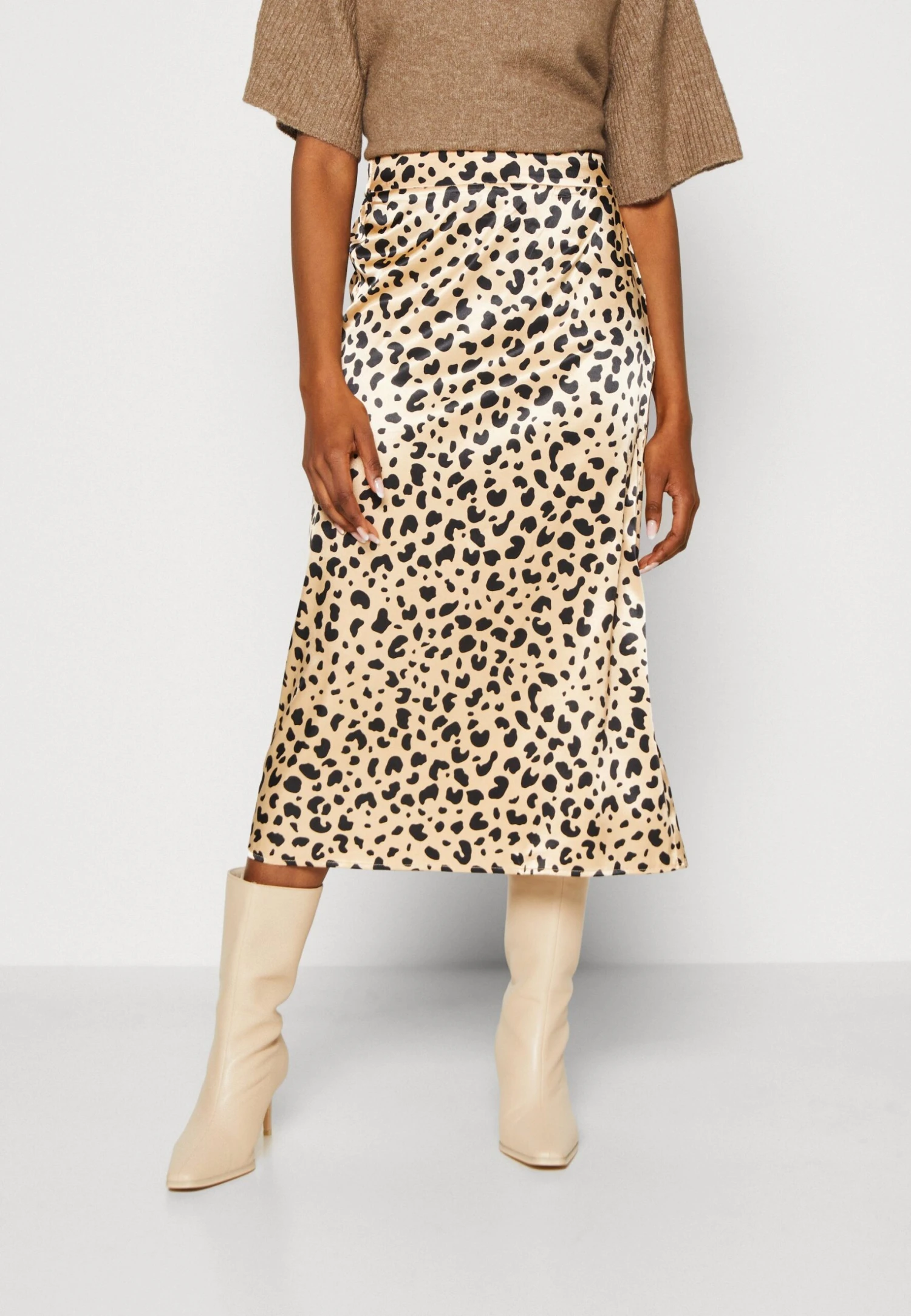 Vila Vimorris Midi SkirtGonna A CampanaBrown Donna Gonne V1021B107-O11 3 Vila Vimorris Midi SkirtGonna A CampanaBrown Donna Gonne V1021B107-O11